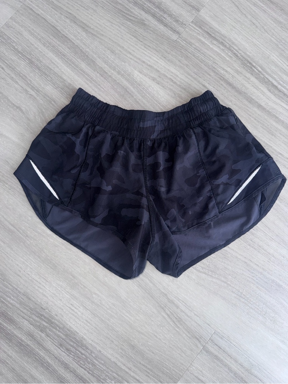 lululemon athletica Black Camo Athletic Shorts